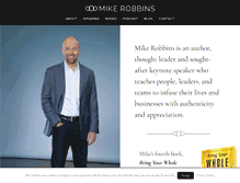 Tablet Screenshot of mike-robbins.com